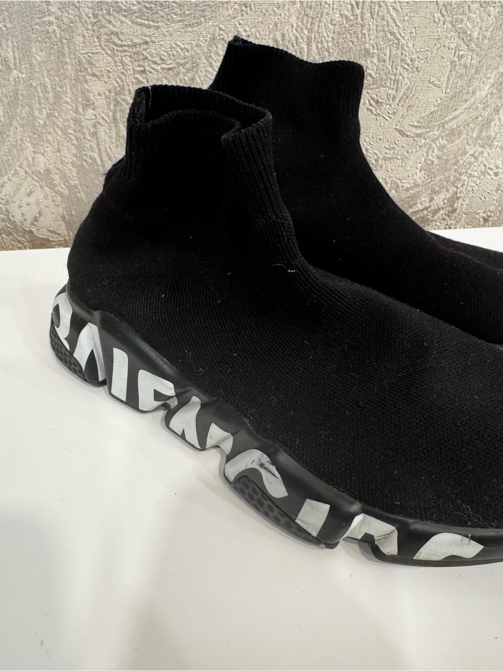 Balenciaga Black Speed Trainer Sock Sneakers - Picture 2 of 7